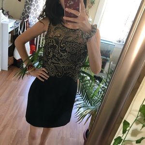Forever 21 Black and Gold dress
